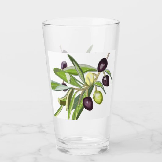 Olive Spray Glas (Vorderseite)