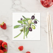 Olive Spray Serviette (Beispiel)