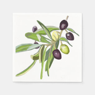 Olive Spray Serviette