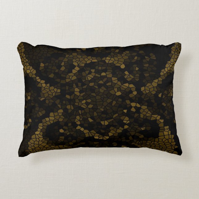 Olive Stected Glass Butterfly Dekokissen (Vorderseite)