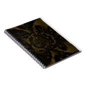 Olive Stected Glass Butterfly Notizblock (Rechte Seite)