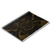 Olive Stected Glass Butterfly Notizblock (Linke Seite)