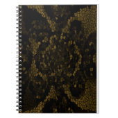 Olive Stected Glass Butterfly Notizblock (Vorderseite)