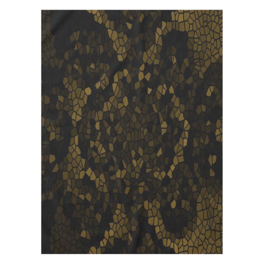 Olive Stected Glass Butterfly Tischdecke (Vorderseite)