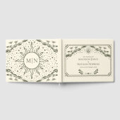 Olive Tarot Card Wedding Gästebuch (Voll)