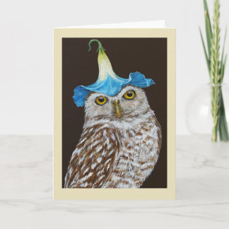 Olive the aufkeimende Eule card Karte