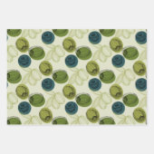 Olive Themed Coordination Pattern Geschenkpapier Set (Vorderseite 2)