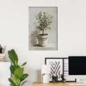 Olive Tree Print, Spring Landscape Digital, 19th Poster (Heimbüro)