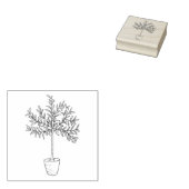 Olive tree rubber stamp gummistempel (Stempel)