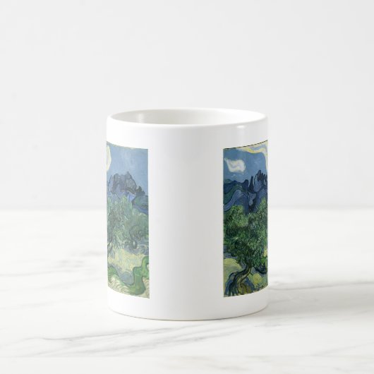 Olive Trees by Van Gogh Kaffeetasse (Mittel)