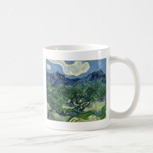 Olive Trees by Van Gogh Kaffeetasse (Rechts)