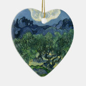 Olive Trees by Van Gogh Keramik Ornament (Rechts)
