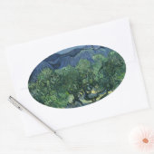 Olive Trees by Van Gogh Ovaler Aufkleber (Umschlag)