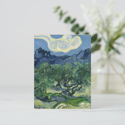 Olive Trees by Van Gogh Postkarte (Stehend Vorderseite)