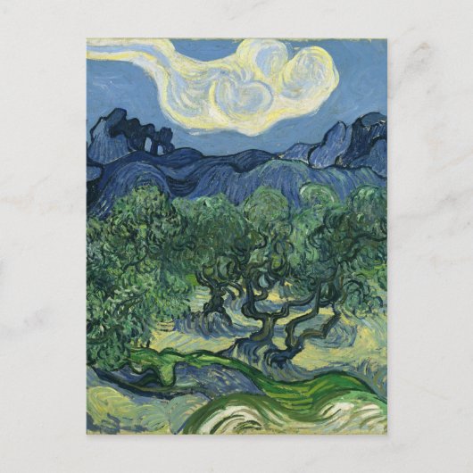 Olive Trees by Van Gogh Postkarte (Vorderseite)
