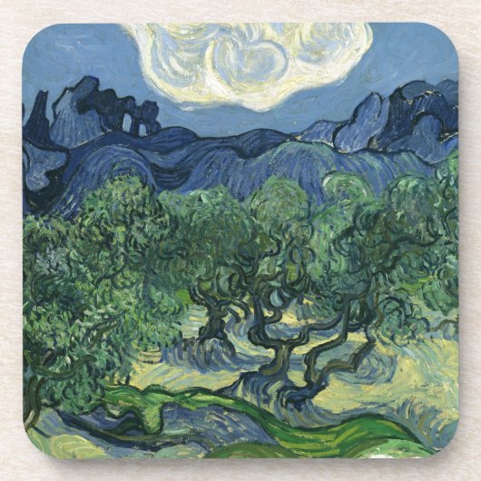 Olive Trees by Van Gogh Untersetzer (Vorderseite)