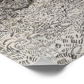 Olive Trees Sketch Poster (Ecke)