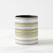 Olive und Blue Stripes. Tasse (Zentrum)