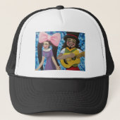 Olive und Dingo Truckerkappe (Vorderseite)