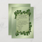 Olive Vines UAWG w Entree RSVP Karte (Vorne/Hinten)