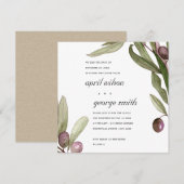 OLIVE WASSERFALSCHE, DIE WIR IN DIE KNOCHENKARTE G DANKESKARTE (Vorne/Hinten)