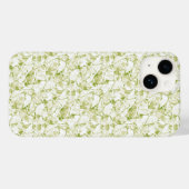 olive-white abstract fashionable modern pattern Case-Mate iPhone hülle (Rückseite (Horizontal))