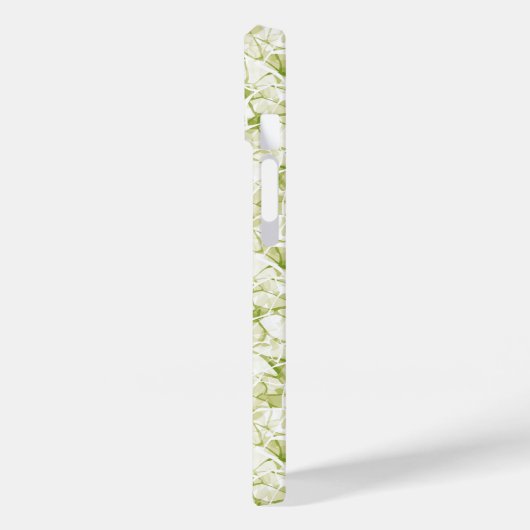 olive-white abstract fashionable modern pattern Case-Mate iPhone hülle (Rückseite / Links)