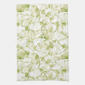 olive-white abstract fashionable modern pattern geschirrtuch (Vertikal)