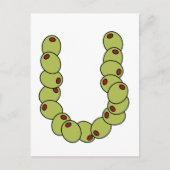 Olive You "I Liebe You" Postkarte (Vorderseite)