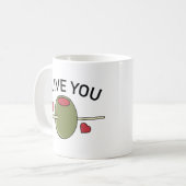 Olive You Kaffeetasse (Vorderseite Links)