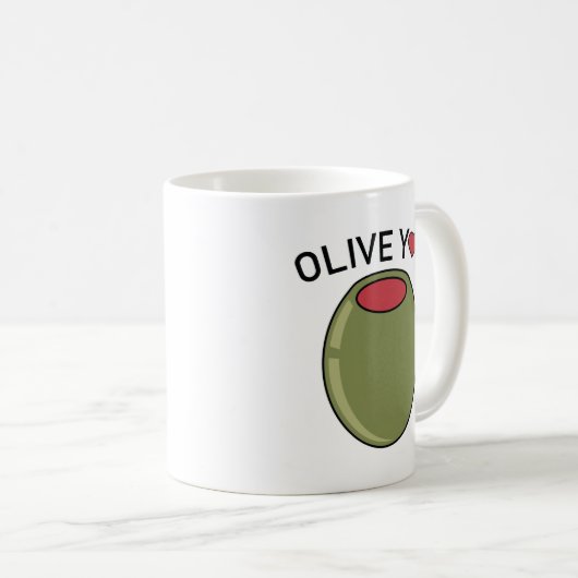 Olive You Kaffeetasse (VorderseiteRechts)