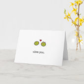 Olive You Karte (Gelbe Blume)