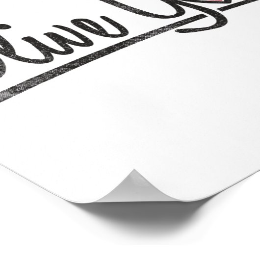 Olive You - Liebe Puff Poster (Ecke)