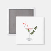 Olive You Magnet (Vorderseite/Rückseite)