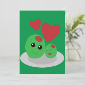 Olive you Mama, Muttertag Grußkarte Feiertagskarte (Stehend Vorderseite)