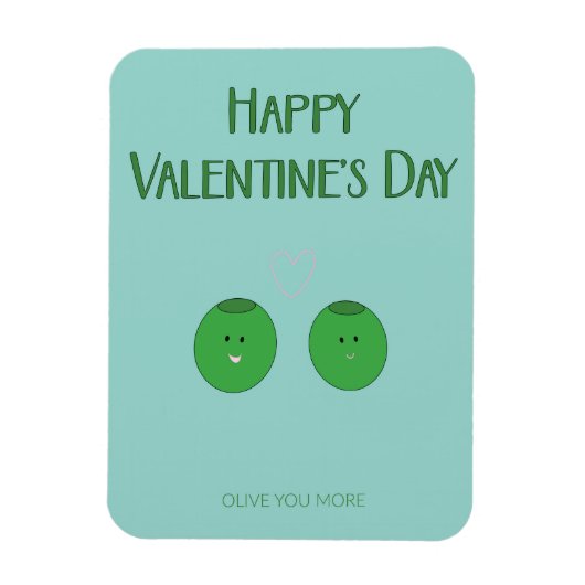 Olive You More Magnet (Vertikal)