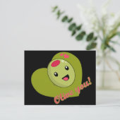 Olive you Postcard Postkarte (Stehend Vorderseite)