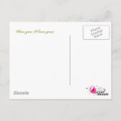 Olive you Postcard Postkarte (Rückseite)