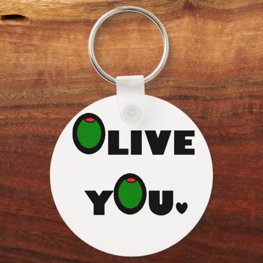 Olive you schlüsselanhänger (Vorderseite)