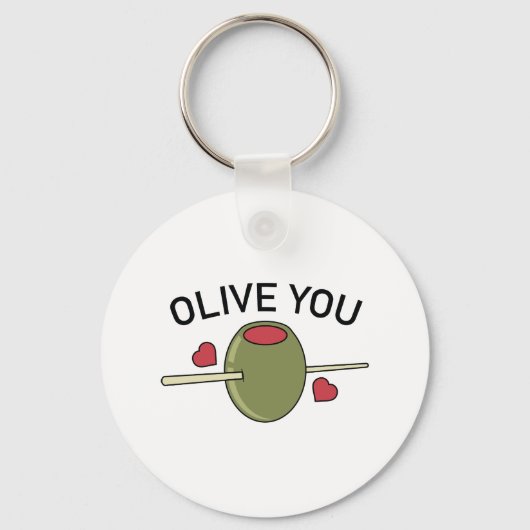 Olive You Schlüsselanhänger (Vorderseite)