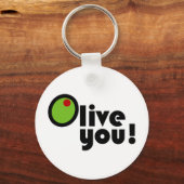 Olive You! Schlüsselanhänger (Vorderseite)