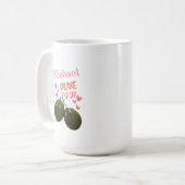 Olive You Two Olive Hearts Kaffeetasse (Vorderseite Links)
