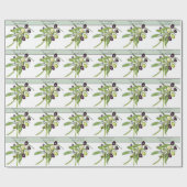 Olive zum 59. Hochzeitstag Geschenkpapier (Flach)