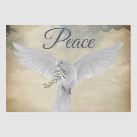 Olive-Zweigstelle Seidenpapier (Vorderseite)