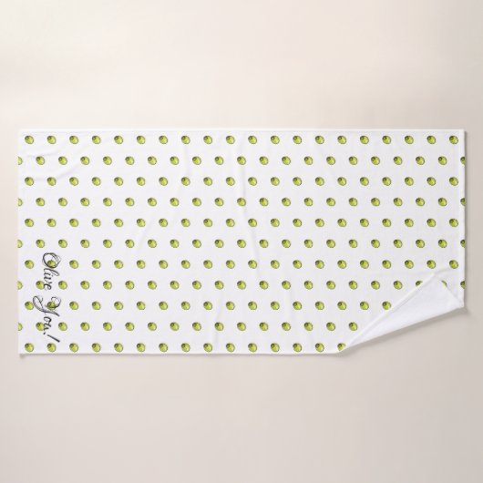 Olivegrün Badhandtuch Set (Badehandtuch)