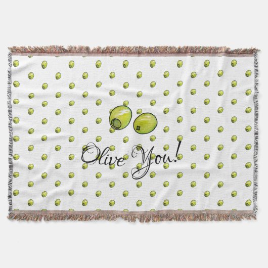 Olivegrün Decke (Vorderseite)