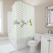 Olivegrün Duschvorhang (Beispiel)