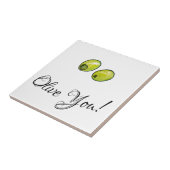 Olivegrün Fliese (Seite)