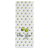 Olivegrün Geschenktüte Für Weinflaschen (Vorderseite)