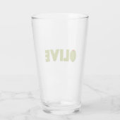 Olivegrün Glas (Rückseite)